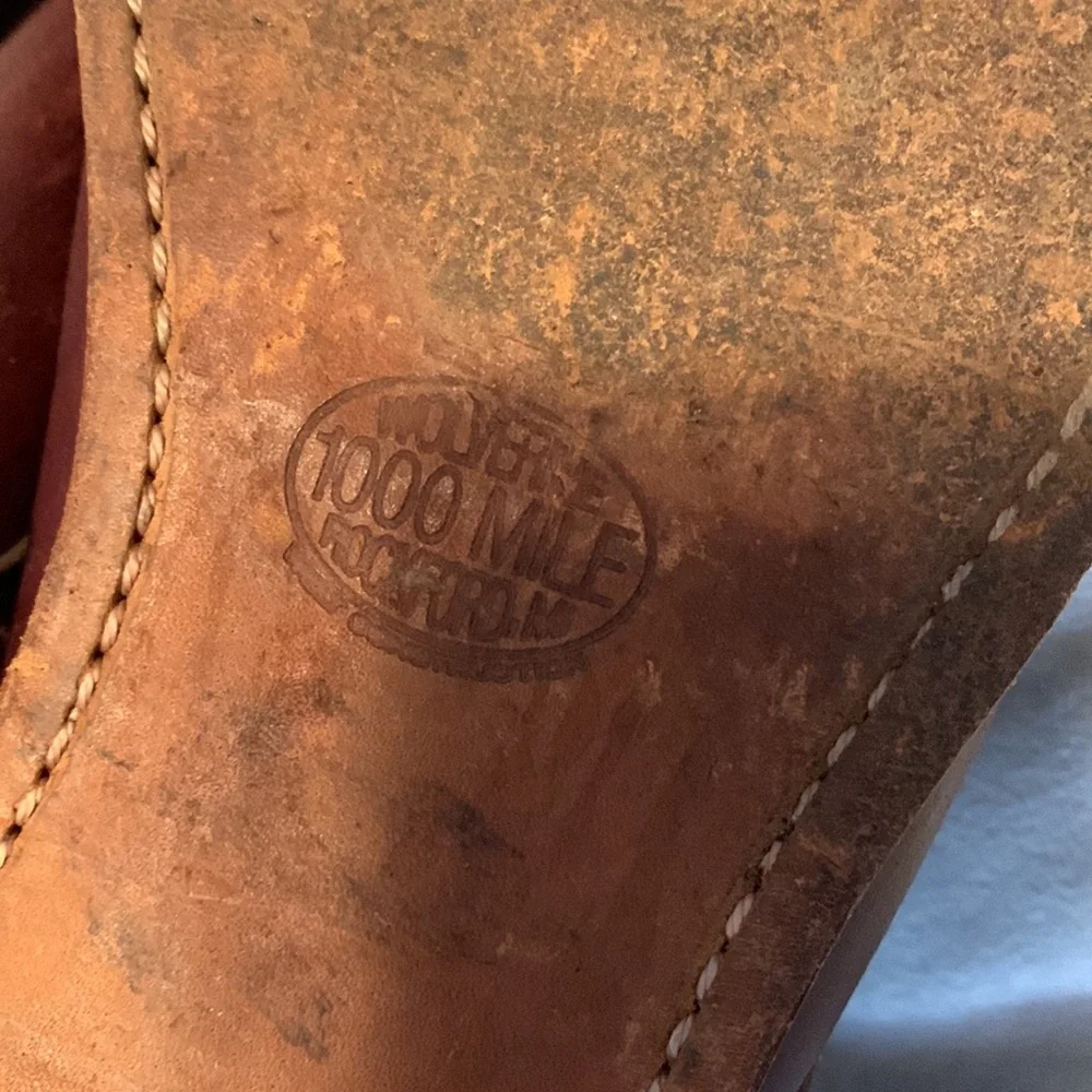 Wolverine 1000 mile size 13 ox blood leather boots